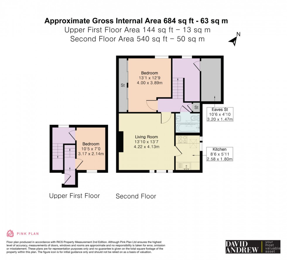 Floorplan for Upper Tollington Park, London, N4