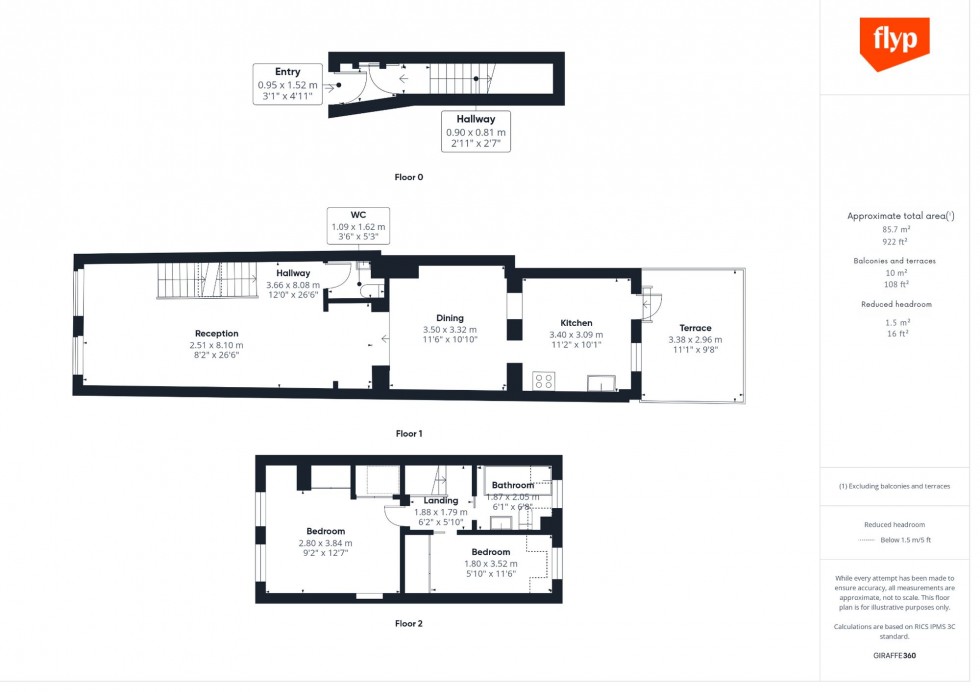 Floorplan for Highgate High Street, London, N6