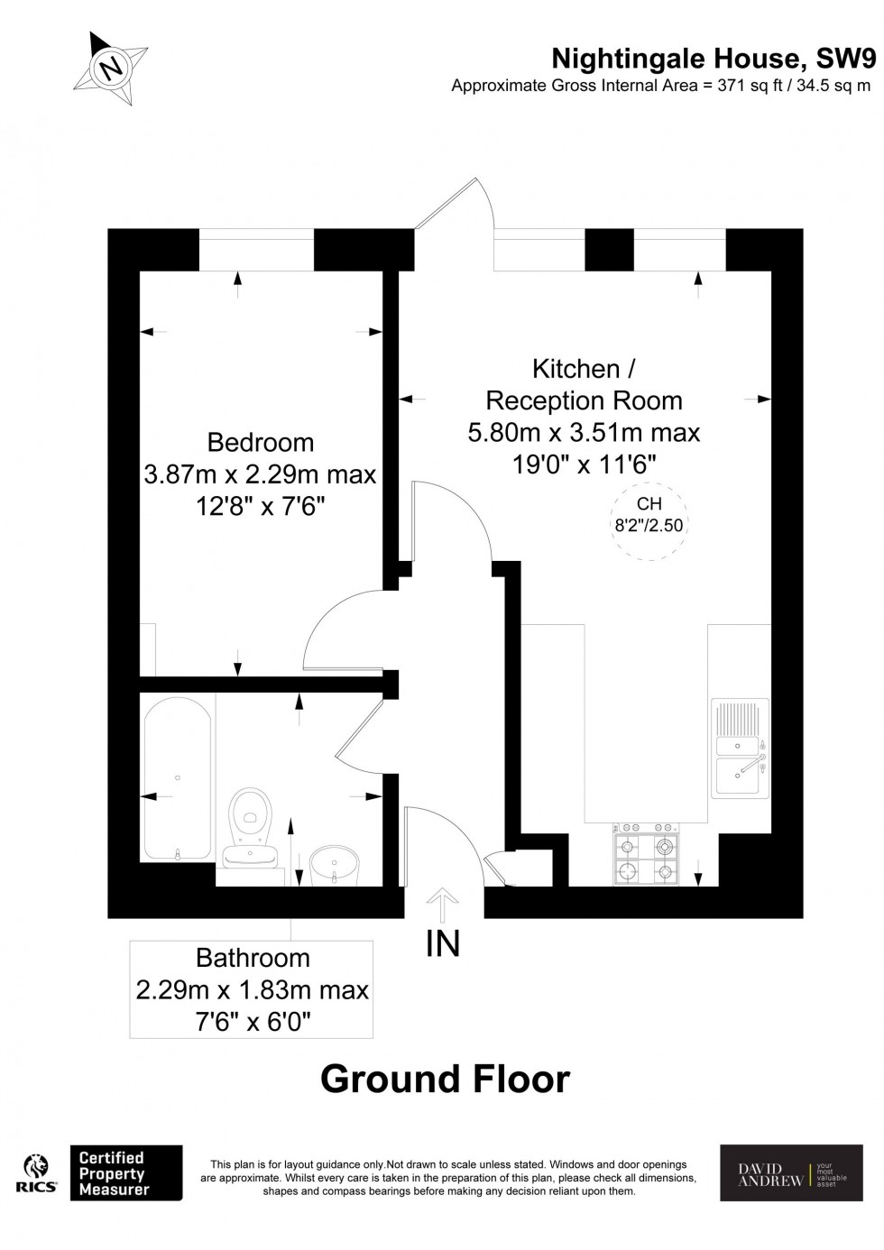 Floorplan for Hillyard Street, Nightingale House, SW9