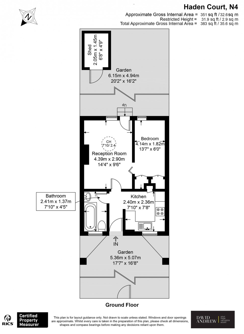 Floorplan for Lennox Road, Haden Court Lennox Road, N4
