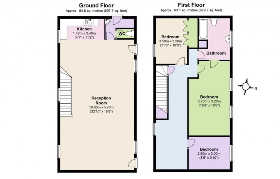 Floorplan for Coleridge Mews, Coleridge Road, N4