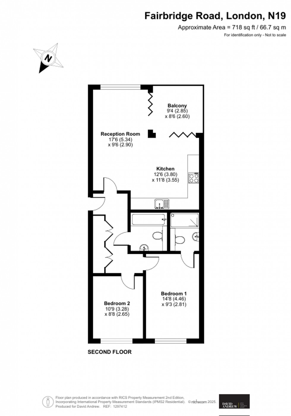 Floorplan for Fairbridge Road, London, N19